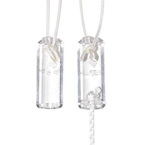 HomeAmore Condensers, 5 Pack for Blinds. Safety Tassels, Clear Slick Design. Modern Easy Blind Upgrade. Replace Your Old, Broken and Sun Damaged Ones Easily. Quick and Easy Fix. for Cords Upto 1.8mm. - Image 2