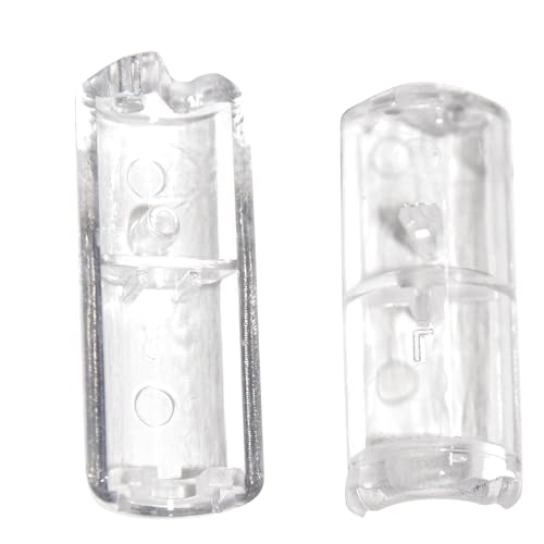 HomeAmore Condensers, 5 Pack for Blinds. Safety Tassels, Clear Slick Design. Modern Easy Blind Upgrade. Replace Your Old, Broken and Sun Damaged Ones Easily. Quick and Easy Fix. for Cords Upto 1.8mm. - Image 3