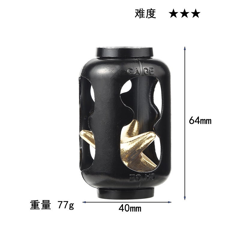 Moxu Puzzle Zinc Alloy Unlocking Kongming Lock Adult Stress-Relief Educational Toy Nine-Link Intelligence Luban Lock - Image 1