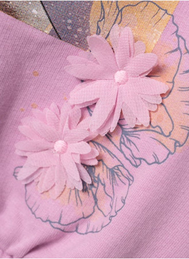 NAME IT name it Girls Arina Spirit Sweatshirt  - Image 2