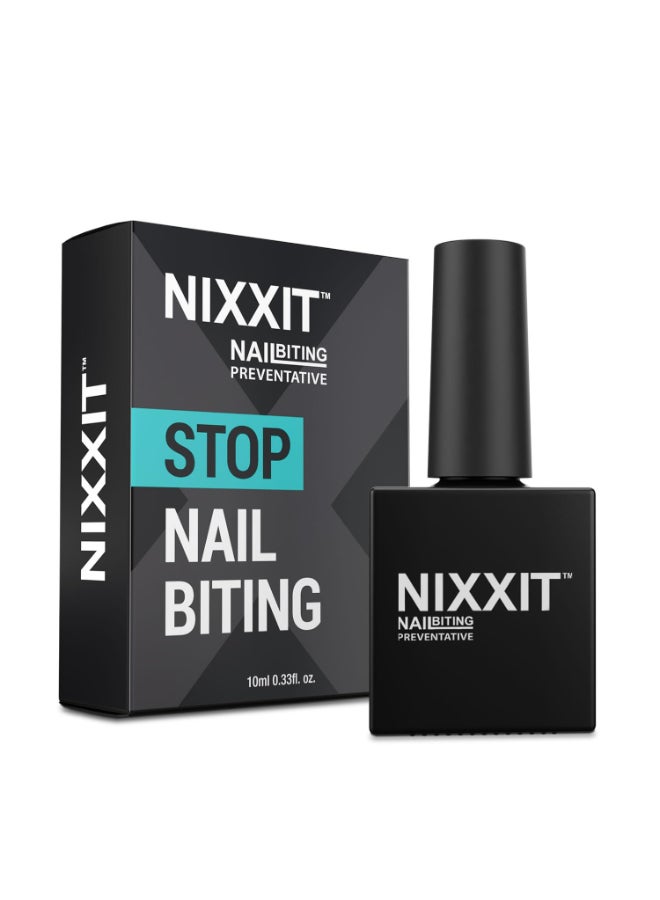 NIXXIT Nail Biting Prevention for Adults No Bite Nail Polish Stop Biting Now with Anti Bite Bitter Polish Safe and Effective Bad Tasting Stopper Treatment 10ML Bottle - Image 2