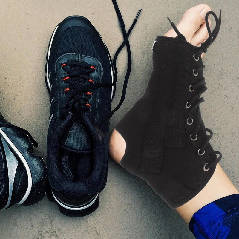 Adjustable Aluminum Support Plate Ankle Brace for Sports Injury Basketball Running - Image 5
