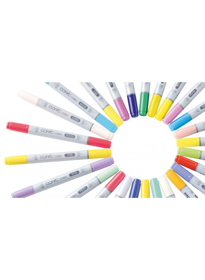 Copic Markers E08 Ciao with Replaceable Nib, Brown - Image 4