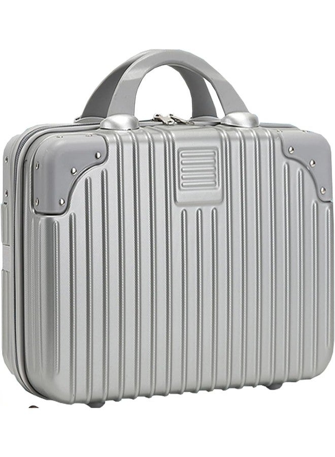 SHREEVOKE 14in Portable Makeup Travel Case | Hand Luggage Cosmetic Bag, Small Carrying Makeup Suitcase for Train, Travel, Camping, and Daily Use - Image 4