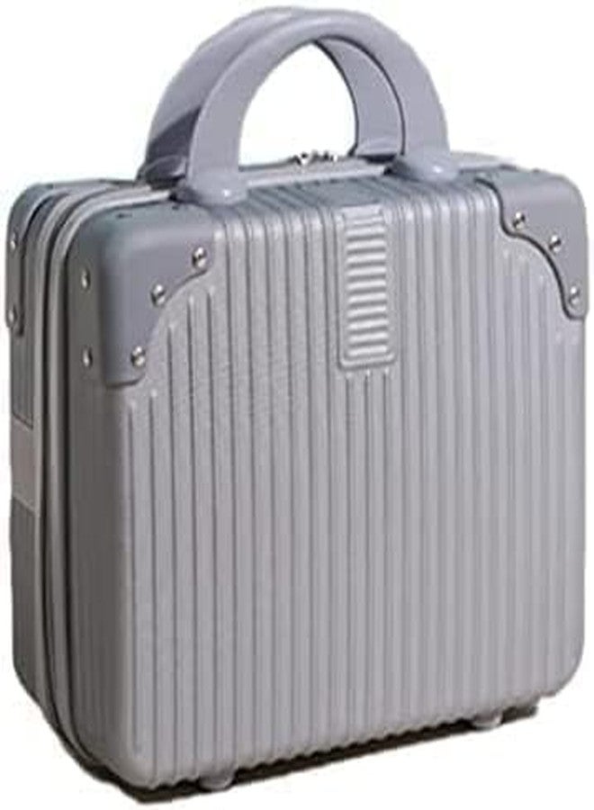 SHREEVOKE 14in Portable Makeup Travel Case | Hand Luggage Cosmetic Bag, Small Carrying Makeup Suitcase for Train, Travel, Camping, and Daily Use - Image 1