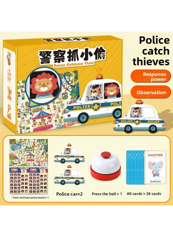 Police Catch Thieves Puzzle Thinking Training Toys Parent-Child Interaction Mindset Pupils Double Play Children's Table Game