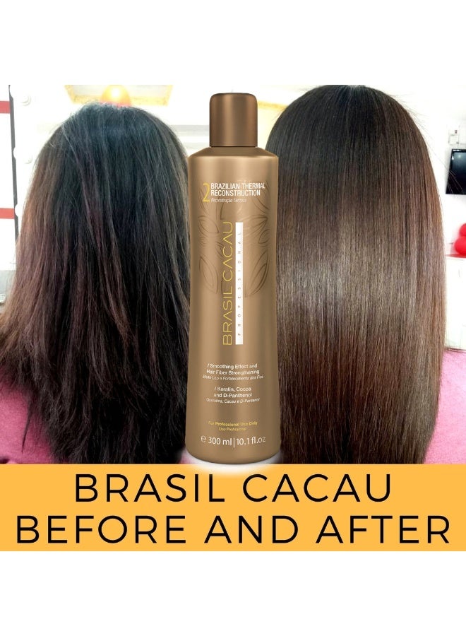 Brasil Cacau Step 2 - Brazilian Thermal Reconstruction 1L: Advanced Keratin Technology for Intense Hair Repair and Smoothness - Image 3