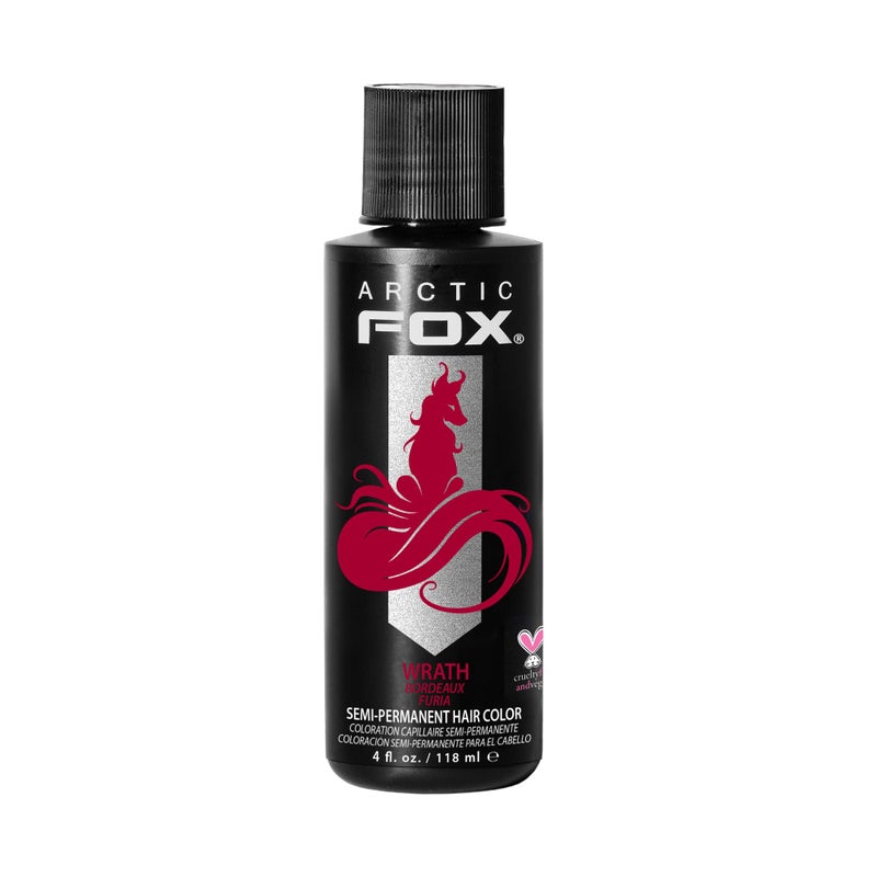 ARCTIC FOX Vegan and Cruelty-Free Semi-Permanent Hair Color Dye (4 Fl Oz, WRATH) - Image 1