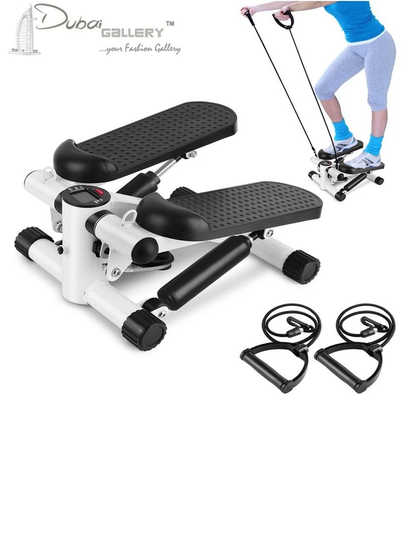DubaiGallery Mini Fitness Twist Stepper Electronic Exercise Home Exercise Fitness Equipment For Home Gym With Resistance Bands - Image 1
