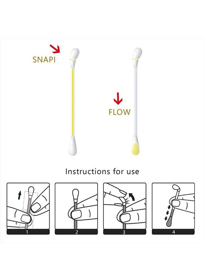 fenshine 100Pcs Lips Oil Cotton Swabs Disposable Oil Q-tip Applicators for Protect Lip Gum Anti-Dry Moisture Use Before Teeth Whitening  - Image 4