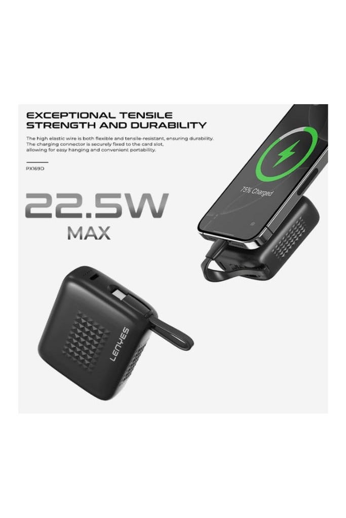 Lenyes Ultra-Compact and High-Capacity Lenyes PX169D Power Bank: Designed for Fast Charging and Easy Portability - Image 3