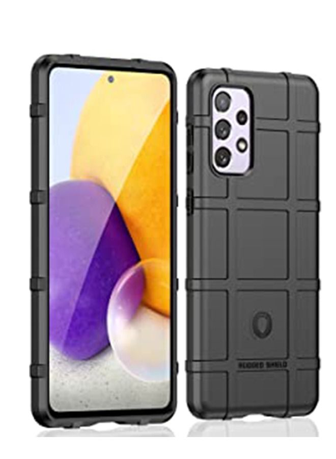 RUGGED SHIELD for Samsung A73 5G Case,Shockproof Galaxy A73 Case, Heavy Duty Drop Protective Samsung Galaxy A73 5G Phone Case, Anti-Scratch Tough Slim TPU Bumper Phone Cover-Black - Image 1