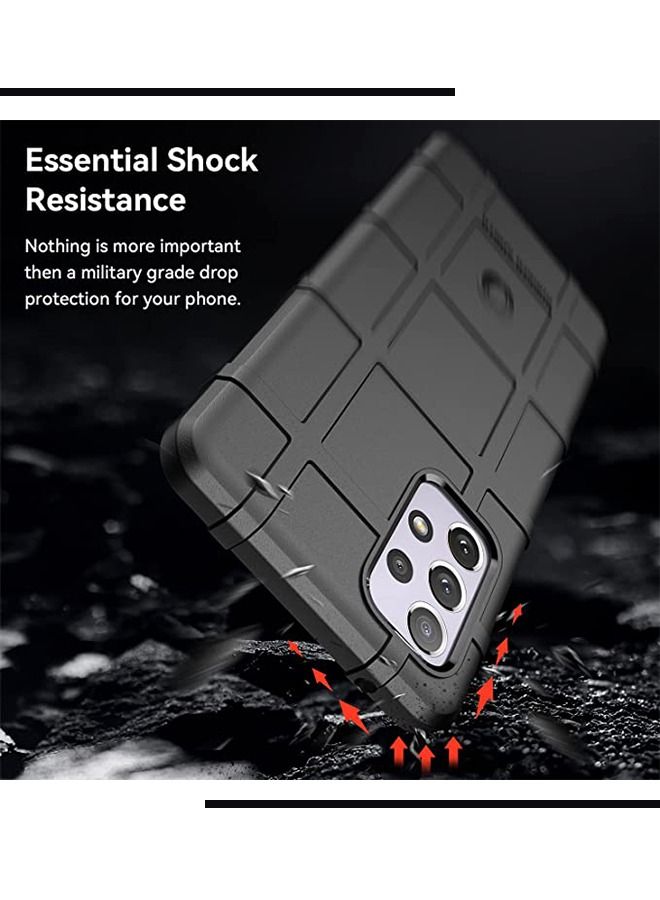 RUGGED SHIELD for Samsung A73 5G Case,Shockproof Galaxy A73 Case, Heavy Duty Drop Protective Samsung Galaxy A73 5G Phone Case, Anti-Scratch Tough Slim TPU Bumper Phone Cover-Black - Image 3