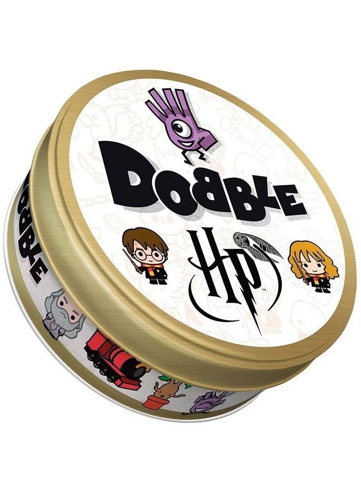 DOBBLE - Harry Potter Dobble Card Game Ages 6 and above 2 to 8 Players 15 Minutes Playing Time - Image 1