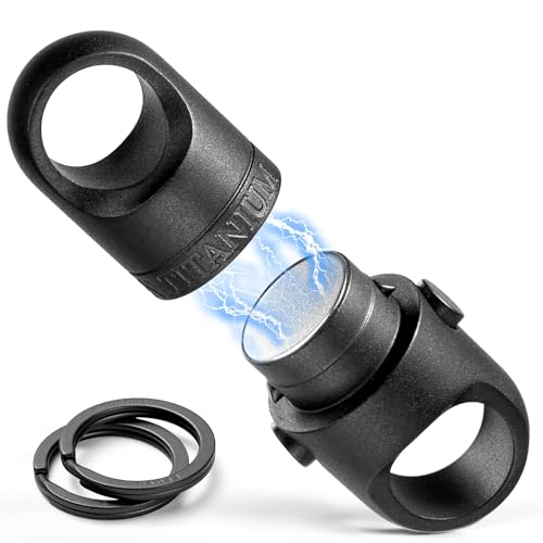 FEGVE Titanium Magnetic Quick Release Keychain AntiDrop Detachable Magnet Key Chain for Daily Outdoor - Image 1