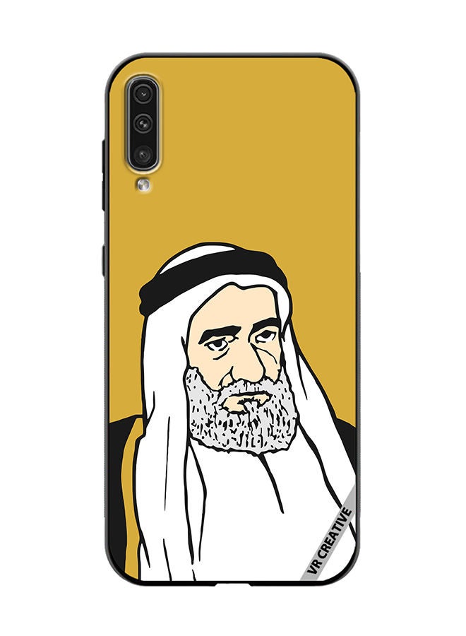VR CREATIVE Protective Case Cover For Samsung Galaxy A50/A50s Sheikh Mohammed Bin Hamad Al Sharqi Design Multicolour - Image 1