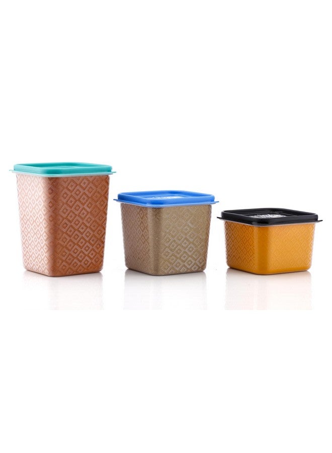 HINDSTAR Multipurpose Plastic Storage Jars and Kitchen Mate Classic Containers | BPA-Free, Airtight Kitchen Container Set for Spices, Grains - Transparent (500ml, 750ml, 1000ml, Set of 12) - Image 5
