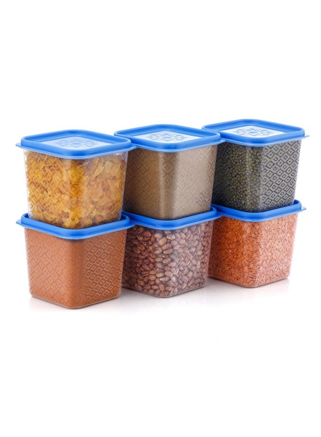 HINDSTAR Multipurpose Plastic Storage Jars and Kitchen Mate Classic Containers | BPA-Free, Airtight Kitchen Container Set for Spices, Grains - Transparent (500ml, 750ml, 1000ml, Set of 12) - Image 3