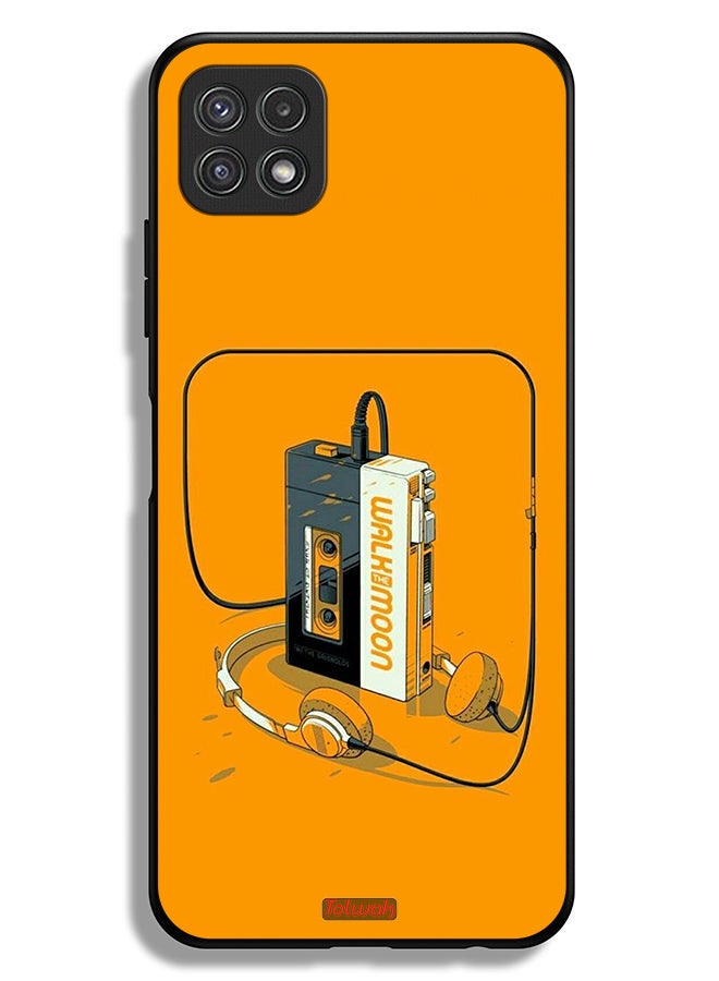 Tolwak Samsung Galaxy A22 5G Protective Case Cover Walk The Moon - Image 1