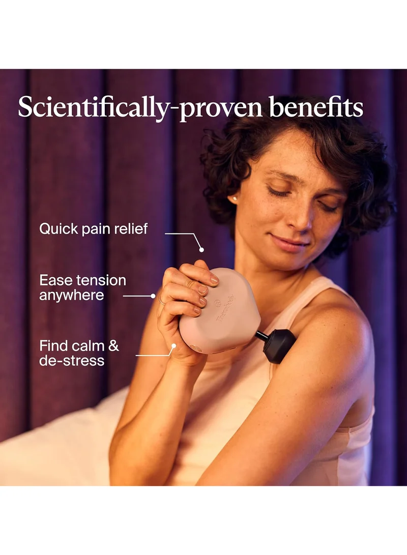 Therabody Theragun Mini by Therabody (3rd Generation) – Ultra-Portable Massage Gun and Travel Essential for Fast, Effective Pain and Tension Relief Anywhere, Desert Rose