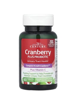 21st CENTURY Cranberry with Probiotics 60 Tablets  - Image 3