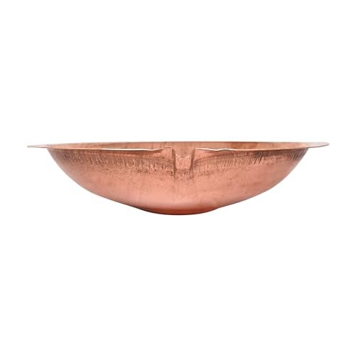 DOKCHAN Copper Akhand Diya - 25 Gm | Oil Lamp for Daily Puja & Other Religious Rituals, Home, Office & Temples Festive Gifts | Copper Diya for Home Decor (8.5cm L) - Image 3