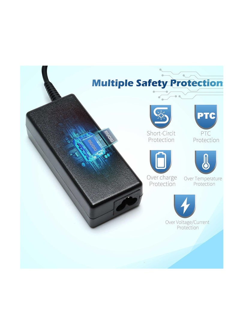 65W AC Laptop Charger – Compact & Reliable Power Adapter with Cylindrical Connector - Image 1