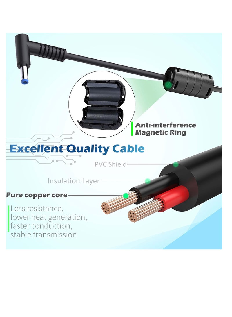 65W AC Laptop Charger – Compact & Reliable Power Adapter with Cylindrical Connector - Image 3