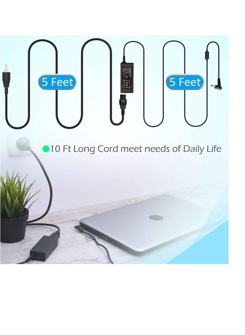 65W AC Laptop Charger – Compact & Reliable Power Adapter with Cylindrical Connector - Image 4