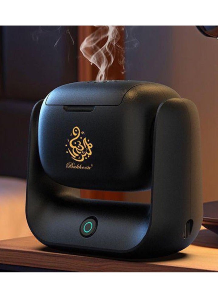 Bukhoor Rotatable Portable Bukhoor Burner, Strong Fragrance, LED Indicator, Type-C Charging, Fast Burning, Suitable for Car and Home Use - Image 5
