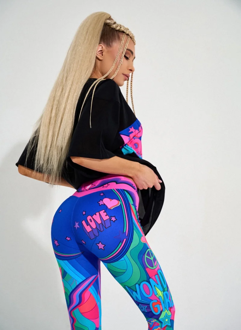 Bona Fide Bona Fide Premium Quality Leggings for Women with Unique Design and Push Up - High Waisted Tummy Control Legging