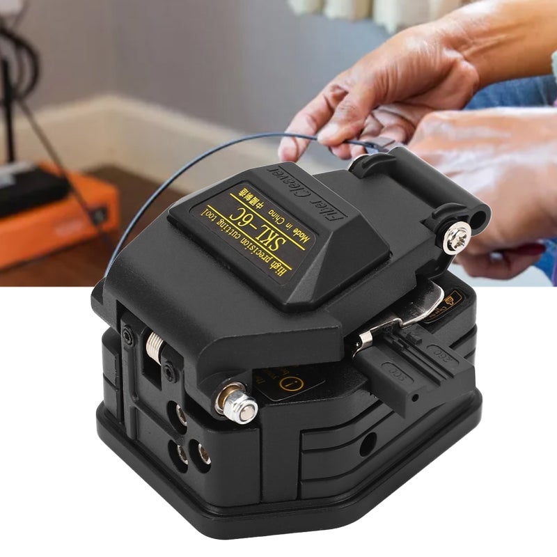 SKL 6C Fiber Cleaver Automatic Rebound Cable Cutting Fiber Optic Tool for Cold Connection Welding - Image 4