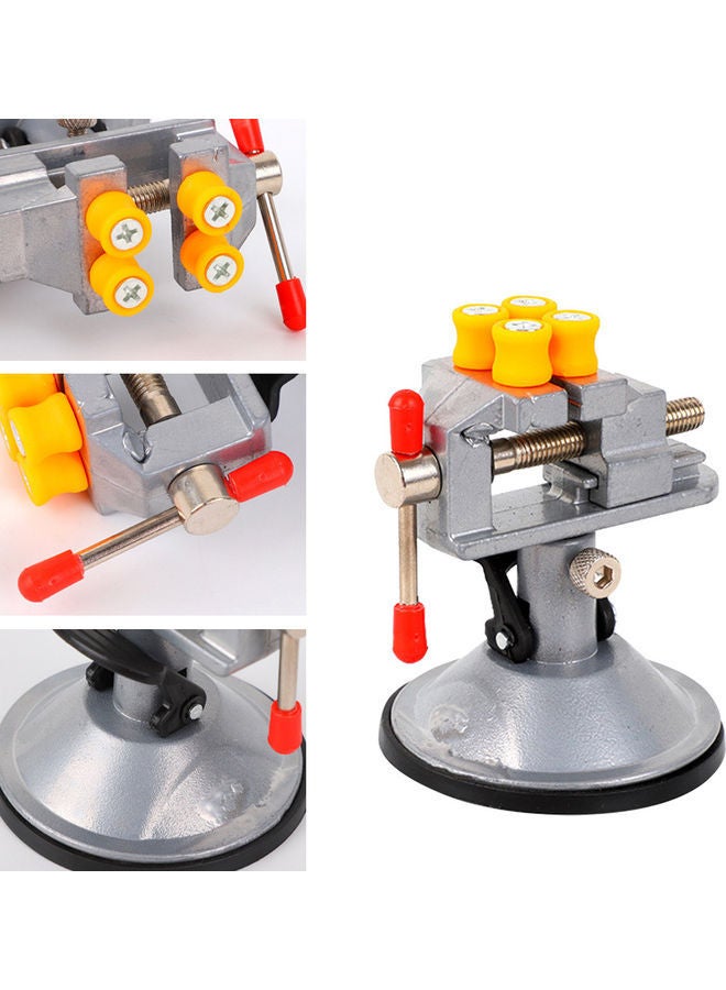 Loquat Mini Suction Vise Clamp Silver/Orange/Red - Image 3