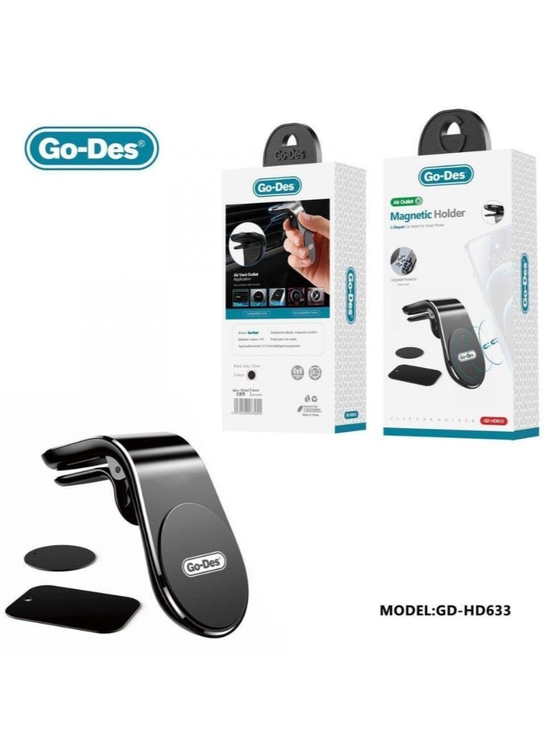 GO-DES Go-Des Magnetic Air Conditioner Phone Holder  - Image 2