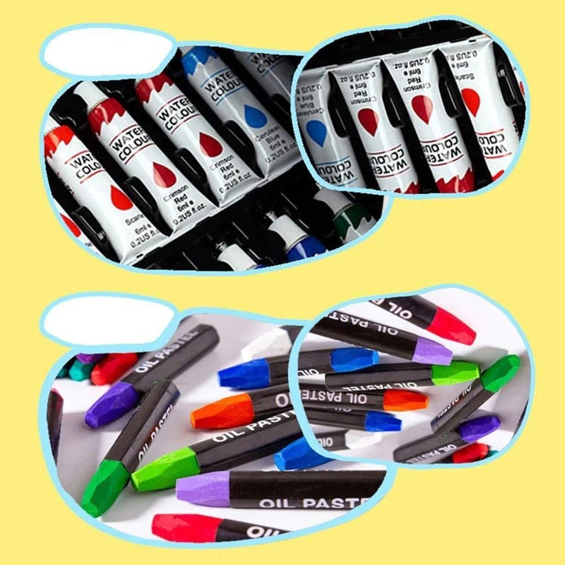 PANSHUB Plastic New 145 Pencils for Beginners Pro Artists Drawing Art Sketching and Colouring Set Art Sets For Kids (Multi) (Dark Blue) - Image 3