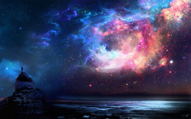 5 Ace universe Sticker Poster|cosmic posters|planet poster|size:12x18 inch,multicolor - Image 4