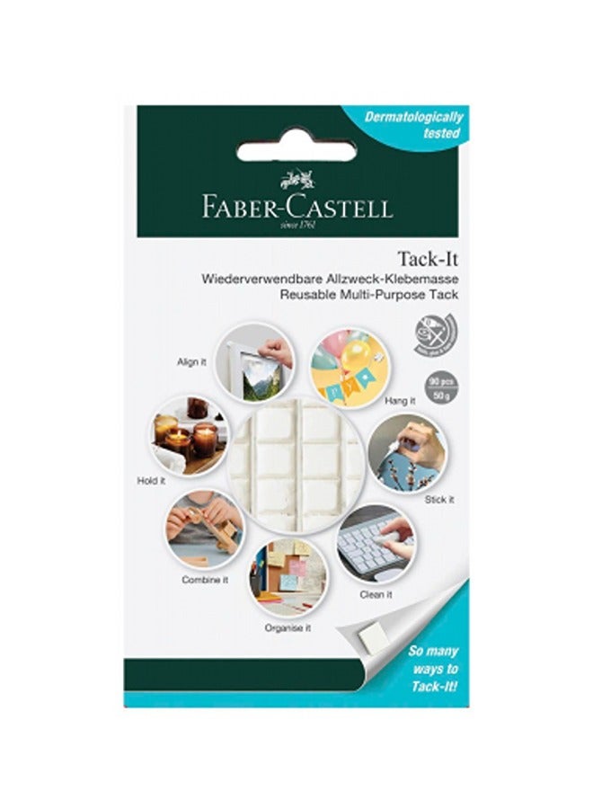 FABER-CASTELL FC Adhesive Tack It 50g White - Image 1