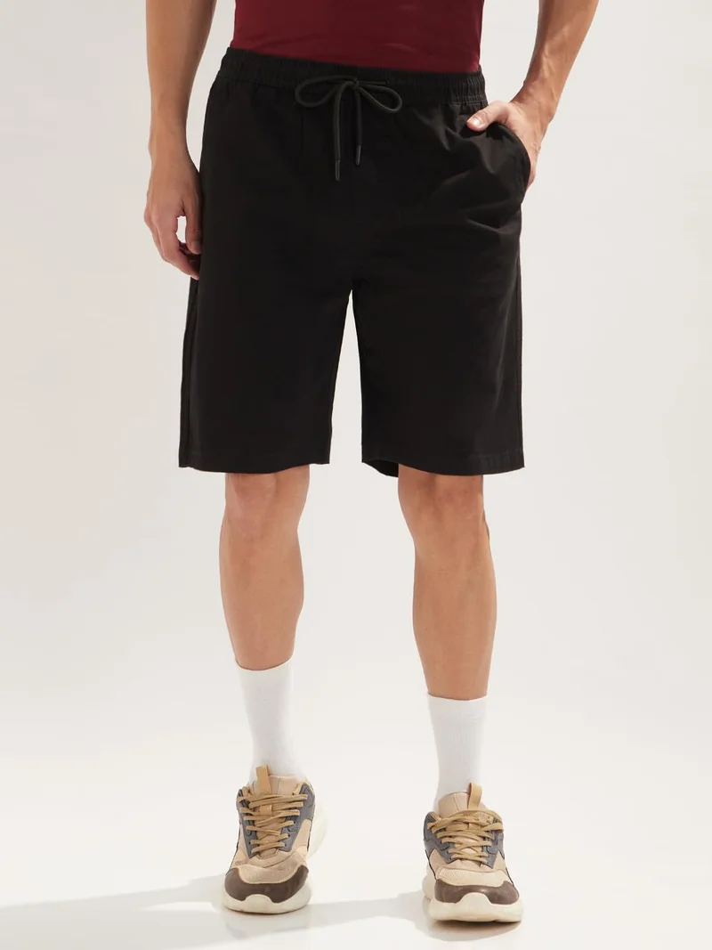 نوبيرو Nobero Men's Black Boxer Shorts