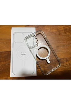 Magnetic Magnetic mobile phone case (iPhone 11 Pro Max), compatible with MagSafe, thin transparent mobile phone cover, shockproof, made of thermoplastic polyurethane  - Image 2