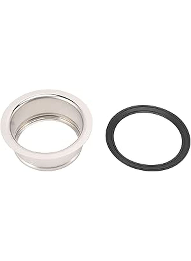 Stainless Steel Kitchen Sink Flange With Gasket 3 Bolt Garbage Disposal - Image 1