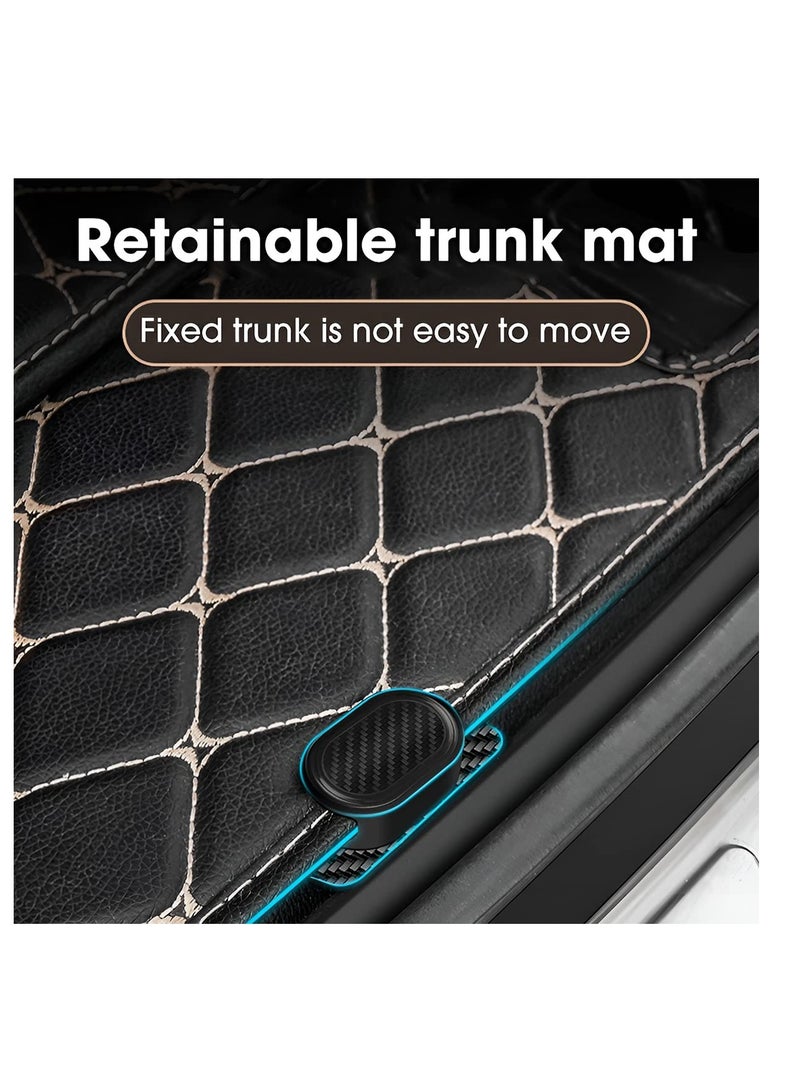 Excefore Multipurpose Car Mat Fixing Buckles, 10 Pcs Self-Adhesive Car Foot Pad Fixed Sticker, Universal Auto Carpet Fixing Grips Clamps Anti-Slip Clip, Car Floor Mats Hook Retainer Accessories  - Image 3