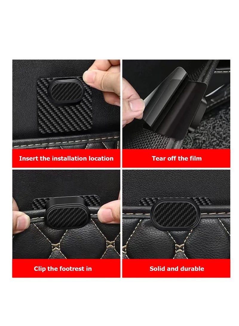 Excefore Multipurpose Car Mat Fixing Buckles, 10 Pcs Self-Adhesive Car Foot Pad Fixed Sticker, Universal Auto Carpet Fixing Grips Clamps Anti-Slip Clip, Car Floor Mats Hook Retainer Accessories  - Image 5