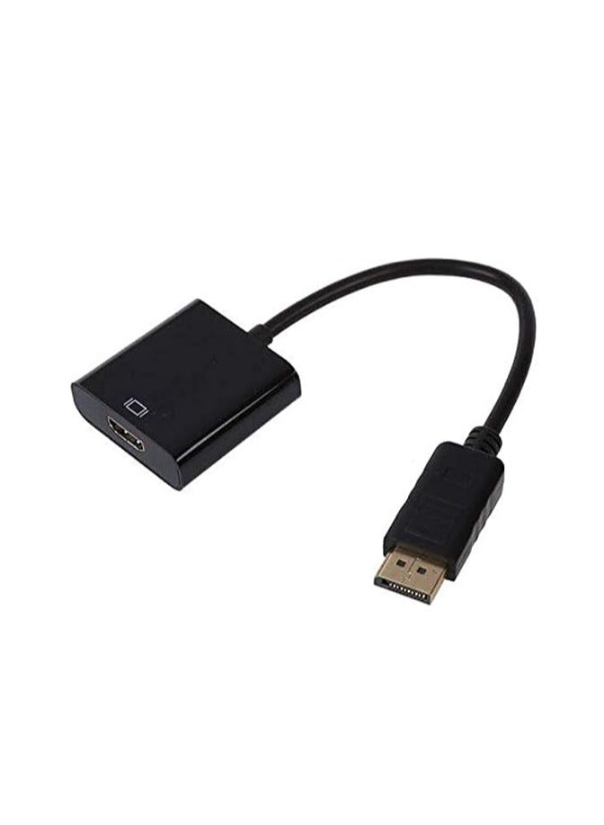 Generic DP Displayport Male To HDMI Female Cable Converter for Pc HP Dell - Image 1