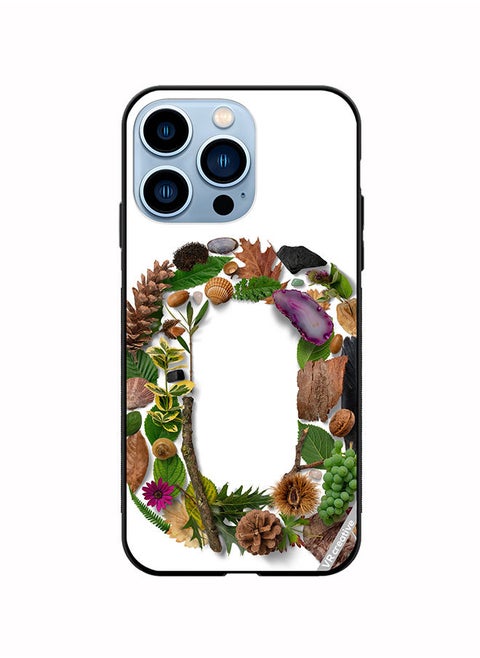 Protective Case Cover For Apple iPhone 14 Pro Alphabet Q Design Multicolour