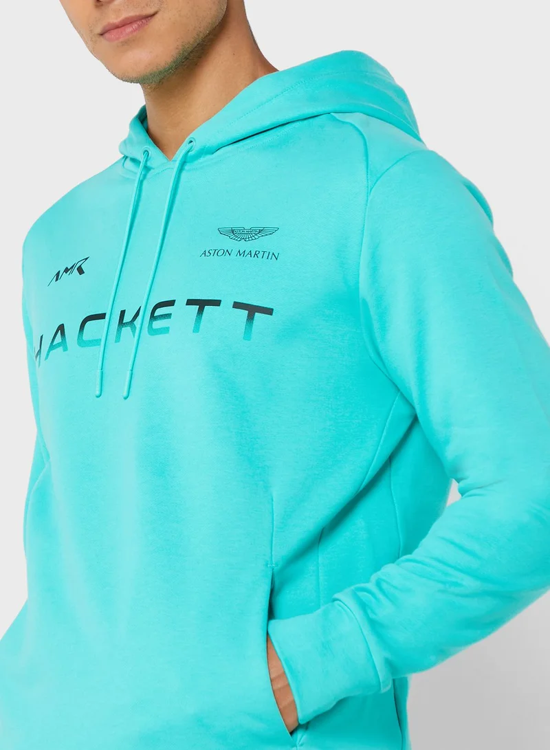 Hackett Printed Logo Hoodies Sweatshirt