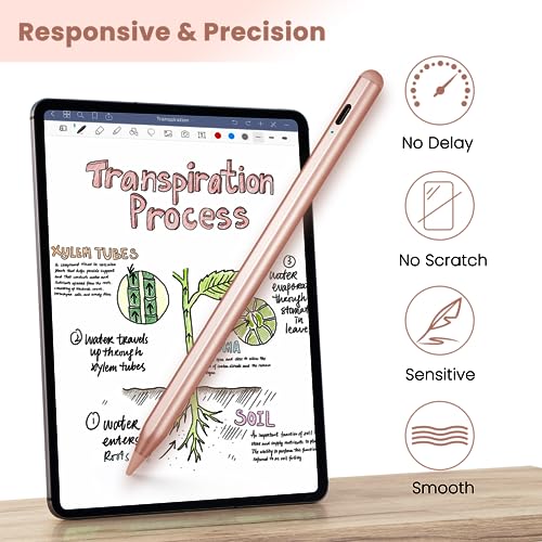 Edivia Active Stylus Pencil for Samsung Galaxy Tablet A9 A8 A7New Plastic Point Tip with Precise and Accurate Drawing Pencil Compatible with Samsung Galaxy Tablet A9 A8 A7 Stylus PenPink - Image 3