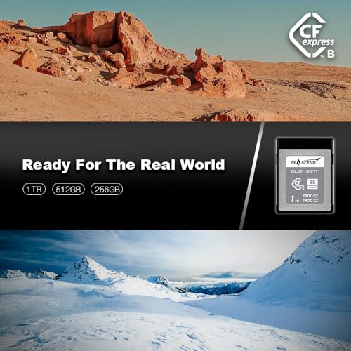 Exascend بطاقة Exascend CFexpress من نوع B بسعة 256GB / 512GB / 1TB، سرعة قراءة مستمرة 1,800MB/s، متوافقة مع كاميرات كانون، نيكون، باناسونيك وغيرها. - Image 3