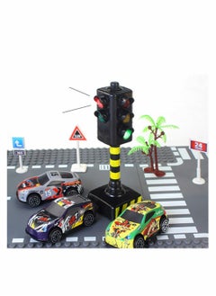 KASTWAVE Traffic Light Toy, Mini Traffic Signal Light Model Toy Child Educational Toy, Pack of 2  - Image 2