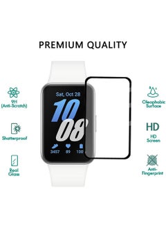 KASTWAVE 3 Pack Compatible for Samsung Galaxy Fit 3 Watch Screen Protector, 3D Full Coverage [Easy Installation Frame] Waterproof Bubble-Free HD Clear Film for Galaxy Fit 3  - Image 3