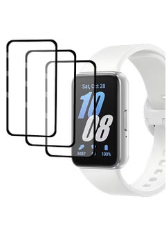 KASTWAVE 3 Pack Compatible for Samsung Galaxy Fit 3 Watch Screen Protector, 3D Full Coverage [Easy Installation Frame] Waterproof Bubble-Free HD Clear Film for Galaxy Fit 3  - Image 1